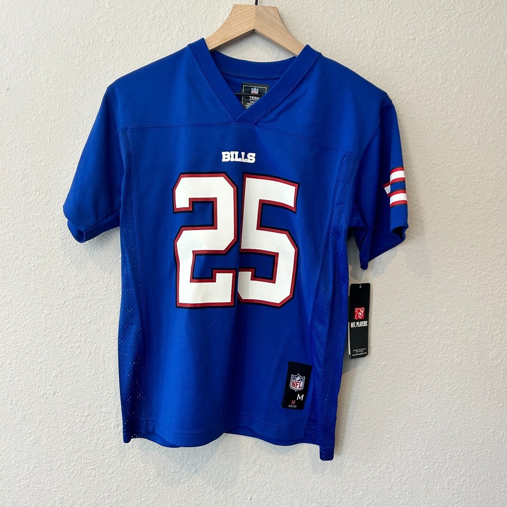 NWT Buffalo Bills YOUTH MEDIUM 10/12 Lesean McCoy Bills NFL Jersey Blue